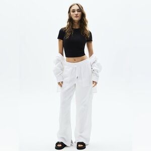 NWT Athleta Retreat Linen Wide-Leg Pant